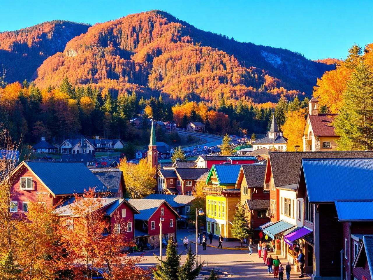 Vue de Mont-Tremblant, Laurentides
